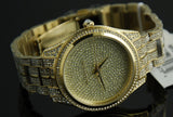 Michael Kors Lauryn Crystals Gold Dial Gold Steel Strap Watch For Women - MK3930