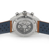 Tag Heuer Carrera Automatic Chronograph Blue Dial Brown Leather Strap Watch for Men - CBN2A1A.FC6537