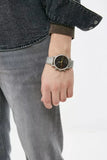 Emporio Armani Luigi Chronograph Black Dial Silver Steel Strap Watch For Men - AR11324