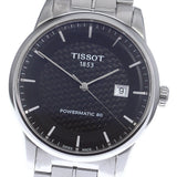 Tissot Luxury Powermatic 80 Black Dial Silver Steel Strap Watch for Men - T086.407.11.201.02