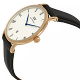 Daniel Wellington Classic Sheffield White Dial Leather Strap 38mm Watch For Men - DW00100084