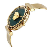 Versace Palazzo Empire Greca Green Dial Gold Mesh Bracelet Watch for Women - VEDV00819