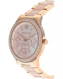 Michael Kors Tibby Multifunction Rose Gold Dial Rose Gold Steel Strap Watch For Women - MK6928