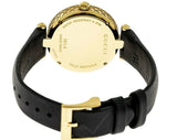 Gucci Diamantissima Quartz Mother of Pearl Dial Black Leather Strap Watch for Women - YA141404