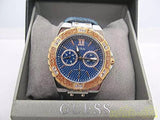 Guess Limelight Quartz Analog Blue Dial Blue Denim Strap Watch For Women - W0775l10