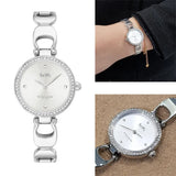 Coach Park Crystals Silver Dial Silver Steel Strap Watch for Women - 14503170