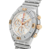 Breitling Chronomat B01 42 White Dial Silver Steel Strap Watch for Men - IB0134101G1A1