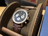 Breitling Navitimer 1959 Edition Black Dial Brown Leather Strap Watch for Men - RB0910371B1X1