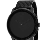 Movado Bold Black Dial Black Mesh Bracelet Watch For Men - 3600261