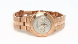 Marc Jacobs Blade White Dial Rose Gold Stainless Steel Watch for Women - MBM8637