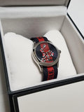 Gucci Le Marche Des Merveilles Blue Red Dial Blue Red Nylon Strap Unisex Watch - YA126493