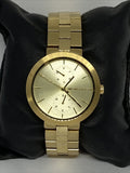 Michael Kors Garner Quartz Gold Dial Gold Steel Strap Watch For Women - MK6408