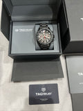 Tag Heuer Carrera Automatic Chronograph Black Dial Black Steel Strap Watch for Men - CBG2090.BH0661