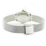 Calvin Klein Minimal Grey Dial Silver Mesh Bracelet Watch for Women - K3M231Y3