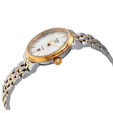 Tissot T Classic Carson Premium White Dial Two Tone Stainless Steel Strap Watch for Women - T122.207.22.031.00