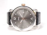 Fossil Commuter Grey Dial Brown Leather Strap Watch for Men - FS5417