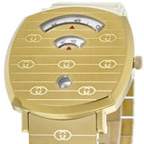 Gucci Grip Yellow Gold Dial Yellow Gold Steel Strap Unisex Watch -  YA157403