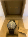 Burberry The Classic Black Dial Black Leather Strap Watch for Men - BU10003