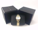 Marc Jacobs Mini Amy White Dial Gold Steel Strap Watch for Women - MBM3057