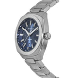 Gucci GG2570 Quartz Blue Dial Silver Steel Strap Watch For Men - YA142303