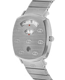 Gucci Grip Quartz Silver Dial Silver Steel Strap Watch For Women - YA157410