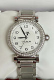 Coach Madison White Dial Silver Steel Strap Watch for Women - 14502394