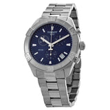 Tissot PR 100 Sport Quartz Chronograph Blue Dial Silver Steel Strap Watch For Men - T101.617.11.041.00