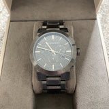 Burberry The City Grey Dial Gunmetal Grey Steel Strap Watch for Men - BU9354