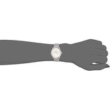 Fossil Tailor Silver Dial Silver Steel Strap Watch for Women - ES3712