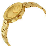 Movado Bold Gold Dial Gold Steel Strap Watch For Women - 3600382