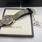 Gucci G-Timeless Brown Dial Brown Leather Strap Unisex Watch - YA1264057