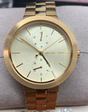 Michael Kors Garner Quartz Gold Dial Gold Steel Strap Watch For Women - MK6408