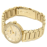 Coach Sport Diamonds Gold Dial Gold Steel Strap Watch for Women - 14502195