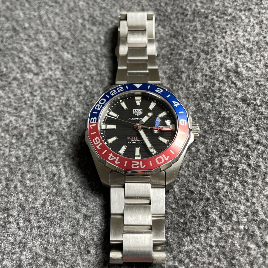 Tag Heuer Aquaracer Pepsi Black Dial Watch for Men - WAY201F.BA0927