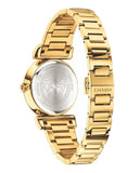 Versace V-Motif Gold Dial Gold Steel Strap Watch for Women - VERE00618