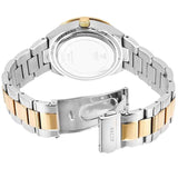 Guess Viva Diamonds Silver Dial Two Tone Steel Strap Watch for Women - W0111L5