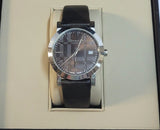 Burberry Smoked Brown Dial Brown Leather Strap Watch for Women - BU1775