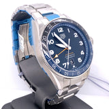 Tag Heuer Autavia Cosc GMT Automatic Blue Dial Silver Steel Strap Watch for Men - WBE511A.BA0650