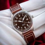 IWC Pilot's Watch Mark XVII Edition "Antoine De Saint Exupery" Brown Dial Brown Leather Strap Watch for Men - IW327003