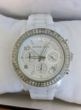 Michael Kors Runway White Dial White Steel Strap Watch for Women - MK5188