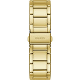 Guess Raven Diamonds Gold Dial Gold Steel Strap Watch for Women - GW0104L2