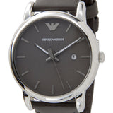 Emporio Armani Classic Quartz Brown Dial Brown Leather Strap Watch For Men - AR1729