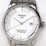 Tissot Luxury Powermatic 80 Silver Dial Silver Steel Strap Watch For Men - T086.408.11.031.00