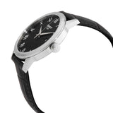 Tissot Classic Dream Black Dial Black Leather Strap Watch for Men - T033.410.16.053.01