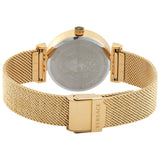 Versace Meander Greca White Dial Gold Mesh Bracelet Watch for Women - VELW00820