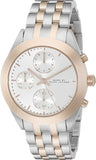 Marc Jacobs Peeker Chronograph Silver Two Tone Steel Strap Watch for Women - MBM3369