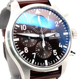 IWC Pilot's Watch Chronograph Edition Brown Dial Brown Leather Strap Watch for Men - IW377713