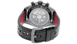 Tag Heuer Autavia Chronometer Flyback Chronograph Black Dial Black Leather Strap Watch for Men - CBE511C.FC8280