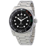 Gucci Dive Analog Black Dial Silver Steel Strap Watch For Men - YA136208