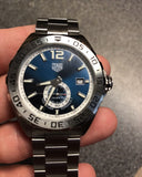 TAG Heuer watch with blue face